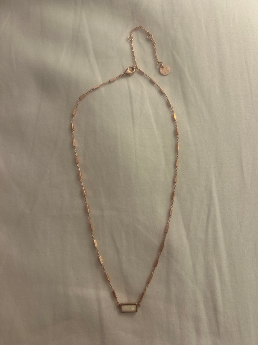 Rose gold Pura Vida necklace